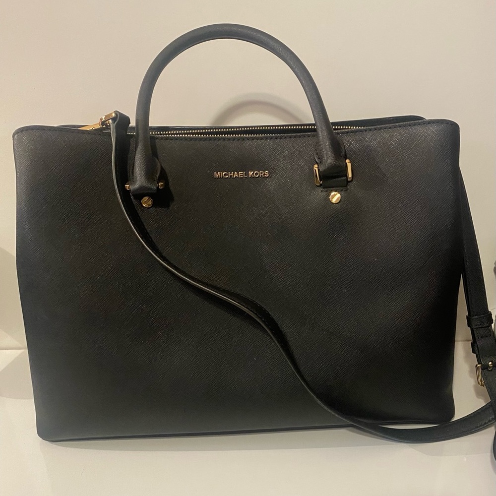 Michael Kors 100% Leather XL Black tote bag